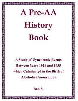A Pre-AA History Book