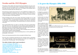1. So Grow the Olympics 1896–1908 Sweden and the 1912 Olympics