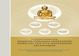 Cover Book Samatha Vipassana .Indd -.: Dhamma Center