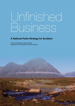 Unfinished Business – a National Parks Strategy for Scotland