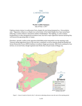 Weekly Conflict Summary June 29-July 5, 2017