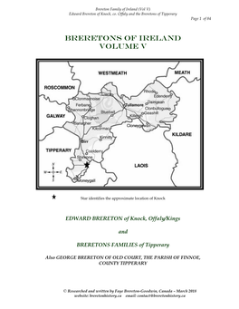 Breretons of Ireland Volume V