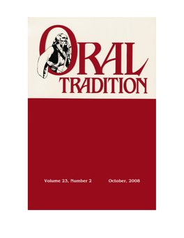Oral Tradition 23.2