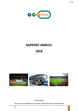 Rapport Annuel 2018