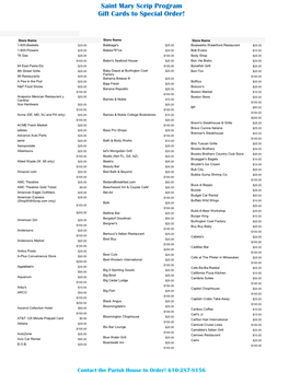 SCRIP Special Order Retailers