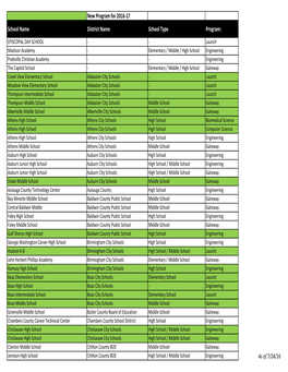 AL PLTW Schools 16-17.Xlsx