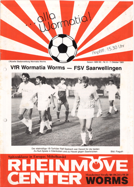 Vfr Wormatia Worms — FSV Saarwellingen