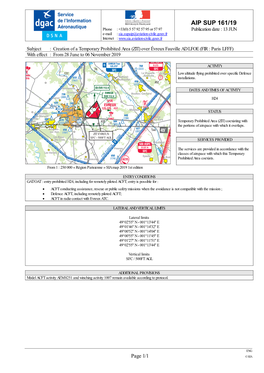 AIP SUP 161/19 I Aéronautique S