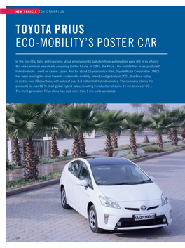 TOYOTA Prlus Eco-Mobility's Poster
