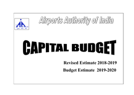 Revised Estimate 2018-2019 Budget Estimate