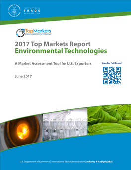 2017 Top Markets Report for Environmental Technologies