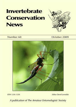 Invertebrate Conservation News