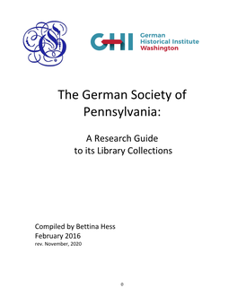 Research Guide to Its Library Collections