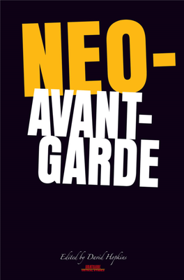 Ruptures and Continuities in Avant-Garde Art 119 Vi Table of Contents