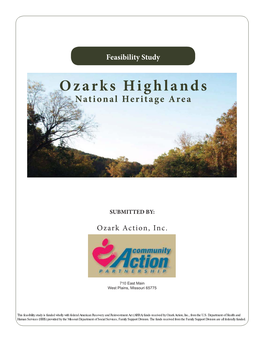 Feasibility Study Ozarks Highlands National Heritage Area