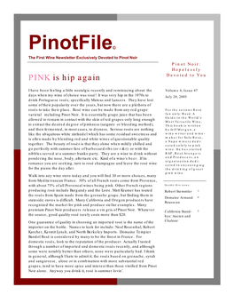 Pinotfile Vol 4, Issue 47