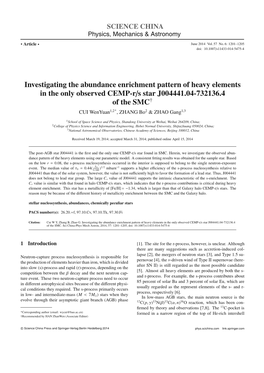 Investigating the Abundance Enrichment Pattern of Heavy Elements