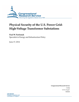 Physical Security of the US Power Grid: High-Voltage