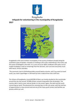 Infopack for Volunteering in the Municipality of Kungsbacka 2017