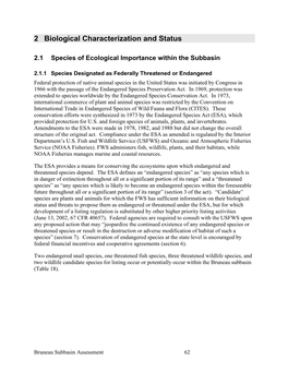 Bruneau Subbasin Plan: Characterization