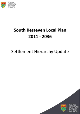 2036 Settlement Hierarchy Update