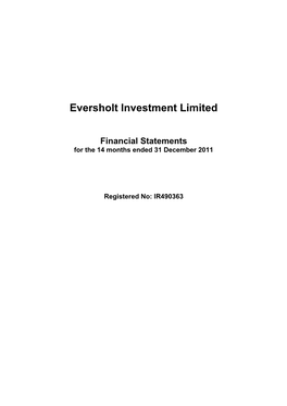 Eversholt Investment Limited