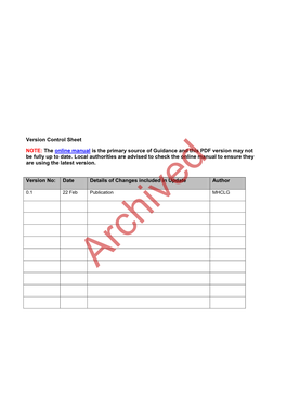 Homelessness Code of Guidance for Local Authorities