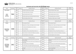 NAIPS Sai Kung Campus Bus Routes 2021-2022