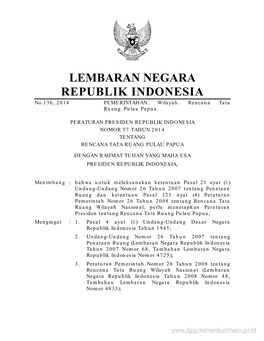 LEMBARAN NEGARA REPUBLIK INDONESIA No.136, 2014 PEMERINTAHAN