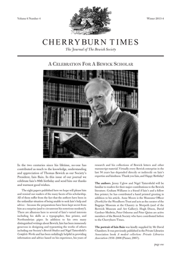 Cherryburn Times