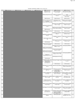 NATIONAL GEOGRAPHIC CHANNEL Program Schedule April