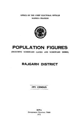 Population Figures, Rajgarh