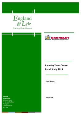 Barnsley Town Centre Retail Study 2014