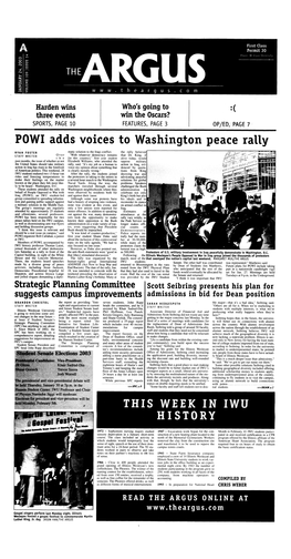 POWI Adds Voices to Washington Peace Rally