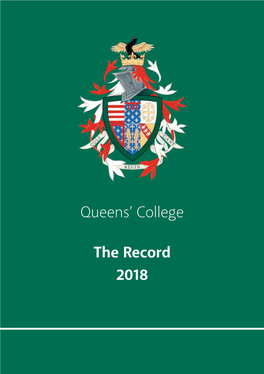 Queens' College the Record 2018