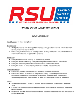 Results of Driver Survey A:O 11:25:19