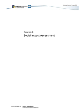 Access the Social Impact Assessment