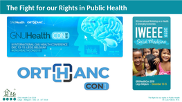 The Fight for Our Rights in Public Health