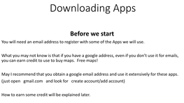 Downloading Apps