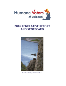 2016 Legislative Report and Scorecard