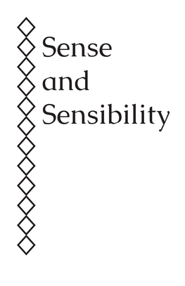 Sense and Sensibility Sense and Sensibility by a Lady