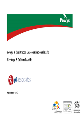 Powys Heritage and Cultural Audit Final