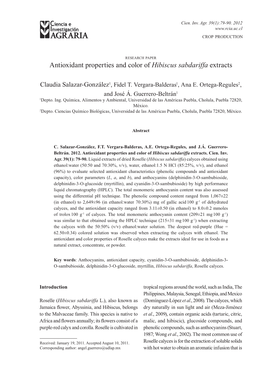 Pdfs/08 Espectrofotometría.Pdf (Website Ac- Acterization of Superoxide Anion Scavenging Cessed: April 27, 2009)