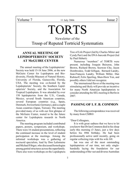 TORTS Newsletter (Vol. 7, Issue 2, July 2006)