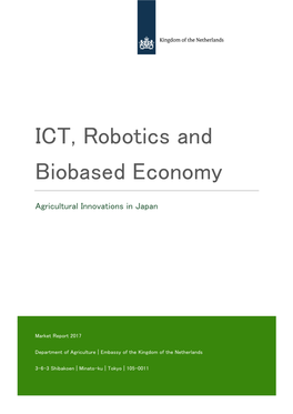 ICT, Robotics and Biobased Economy