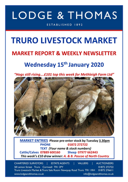 Truro Livestock Market