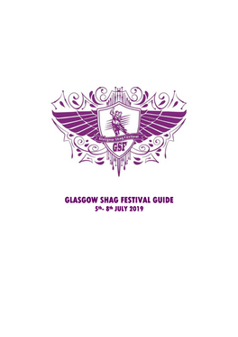 GLASGOW SHAG FESTIVAL GUIDE 5Th- 8Th JULY 2019