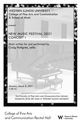 New Music Festival 2021 Concert I