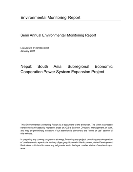 44219-014: South Asia Subregional Economic Cooperation Power