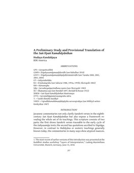 A Preliminary Study and Provisional Translation of the Saṅ Hyaṅ Kamahāyānikan Hudaya Kandahjaya BDK America